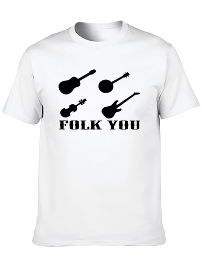 Folk You Musical Instrument T-Shirt
