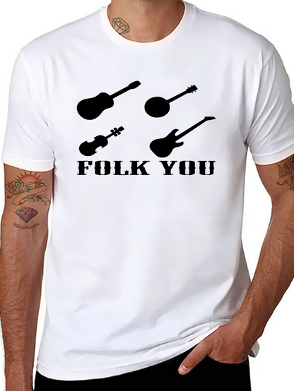 Folk You Musical Instrument T-Shirt