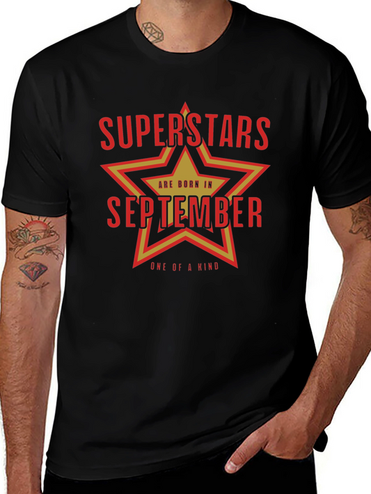 Superstars Are Born in September T-Shirt