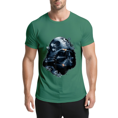 Darth Vader Death Star Imperial Starfighters Graphic T-Shirt