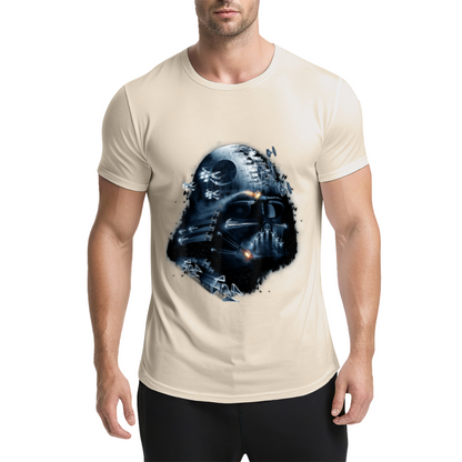Darth Vader Death Star Imperial Starfighters Graphic T-Shirt