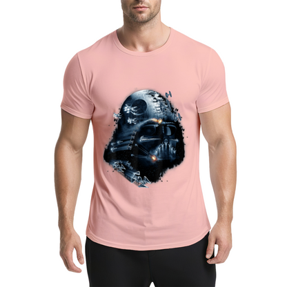 Darth Vader Death Star Imperial Starfighters Graphic T-Shirt