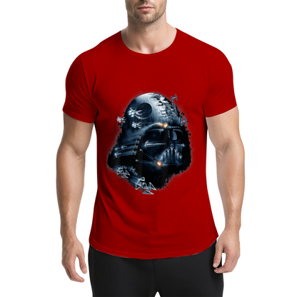 Darth Vader Death Star Imperial Starfighters Graphic T-Shirt