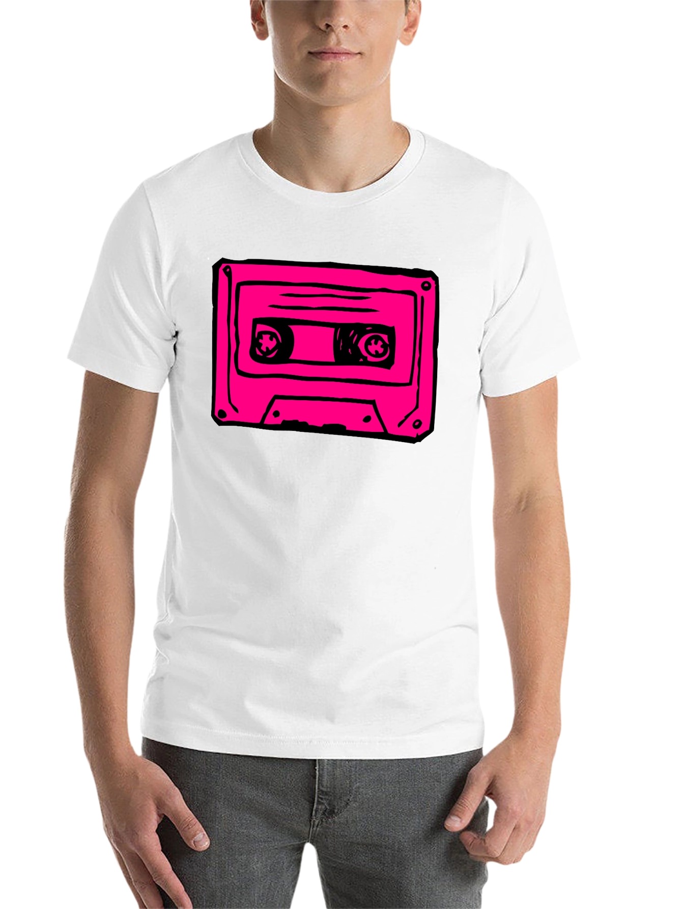 Retro Cassette Tape Graphic T-Shirt