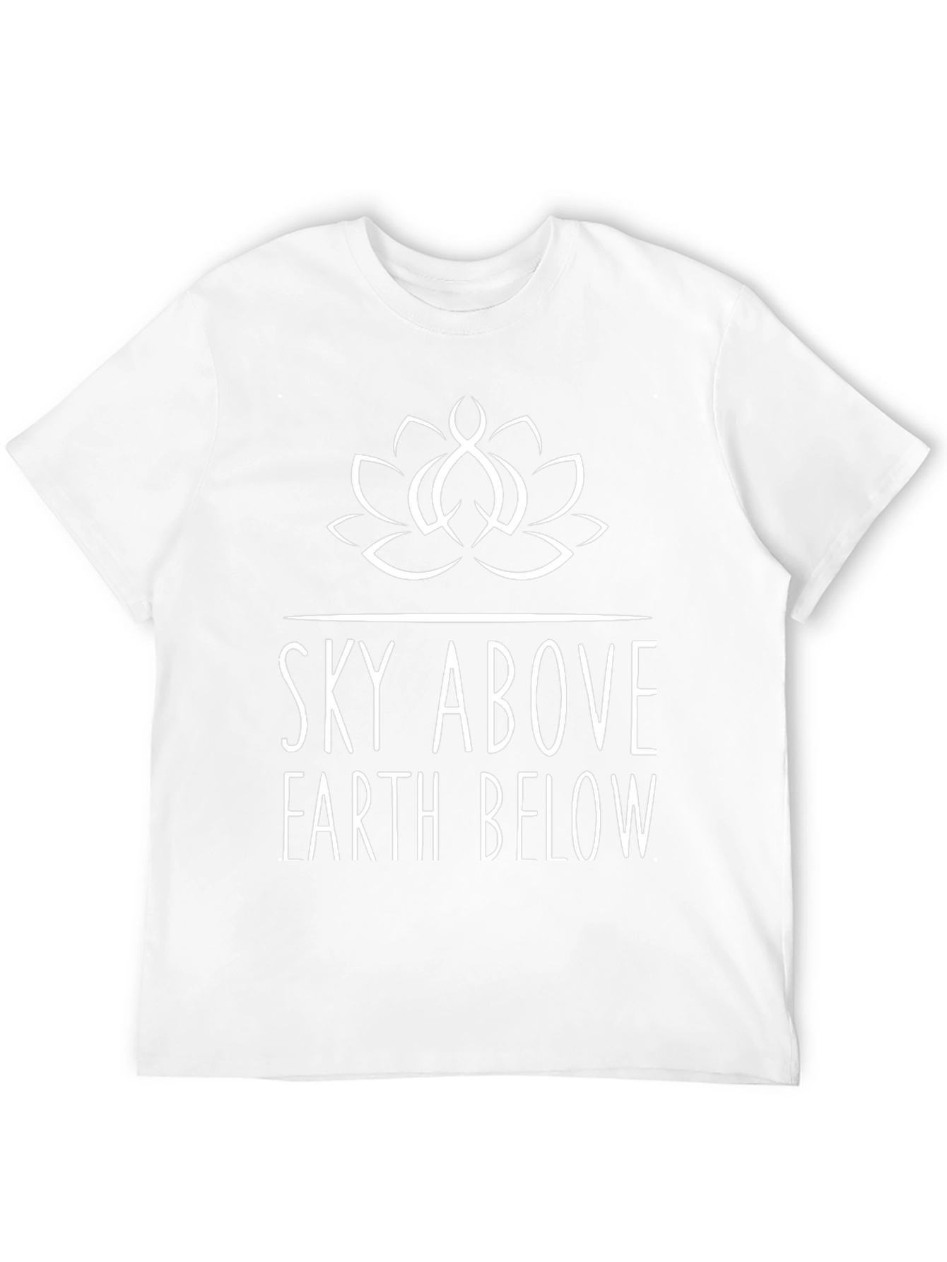 Sky Above Earth Below Graphic Tee - Black