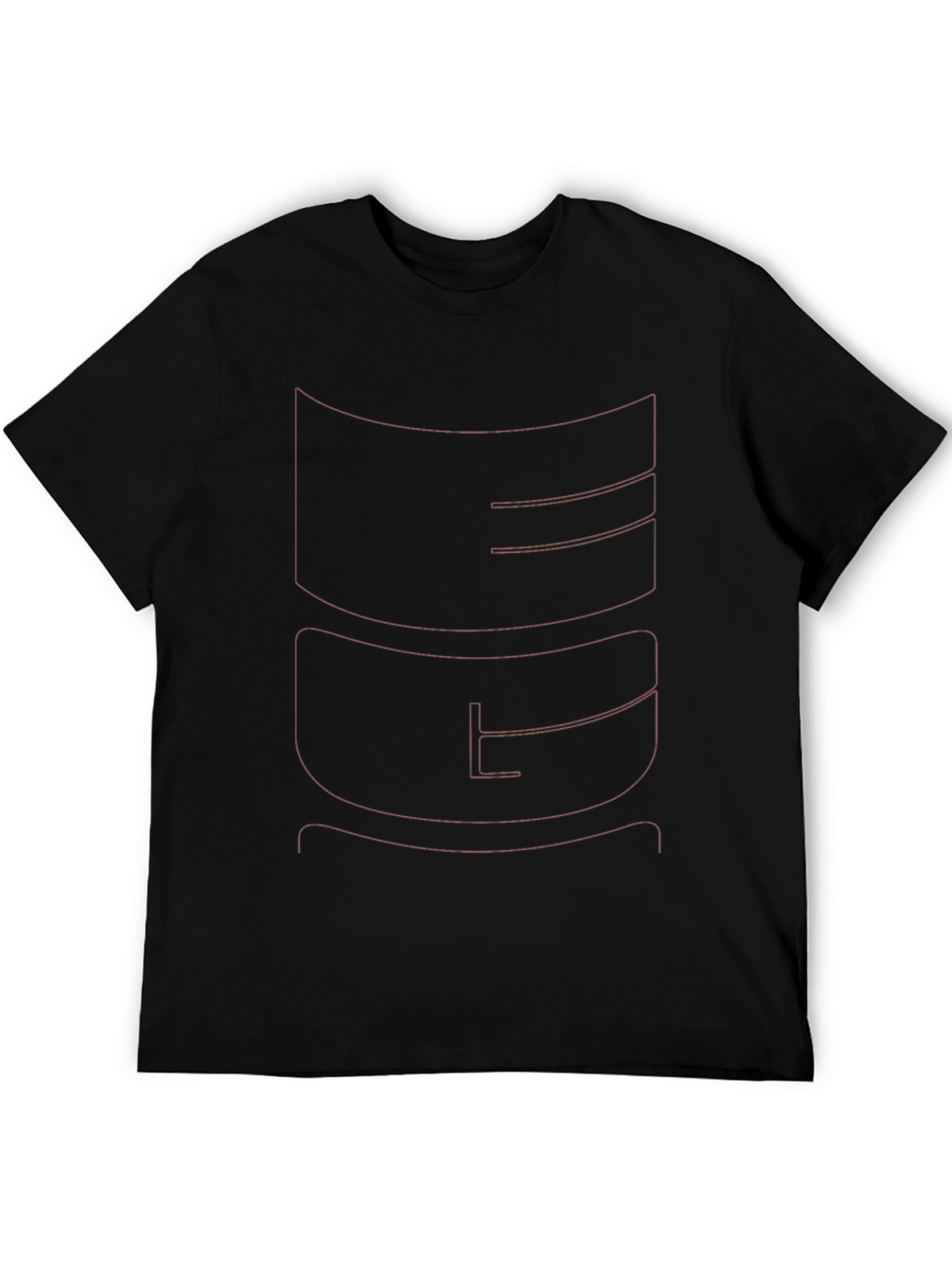 Bold Graphic Tee - Modern Black T-Shirt