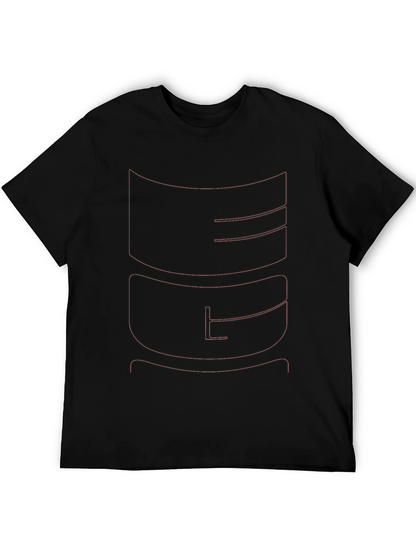 Bold Graphic Tee - Modern Black T-Shirt