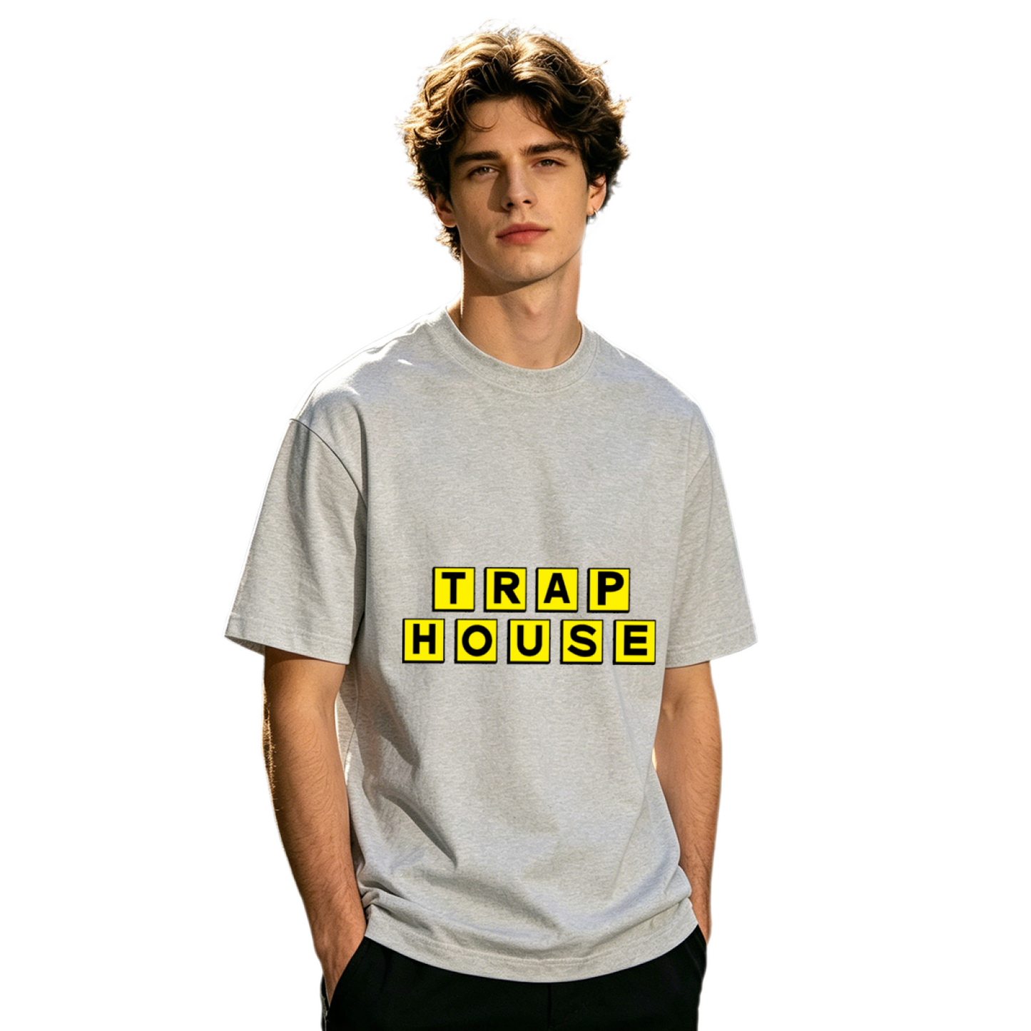 Men's Classic Minimal Logo Crew Neck T-Shirt