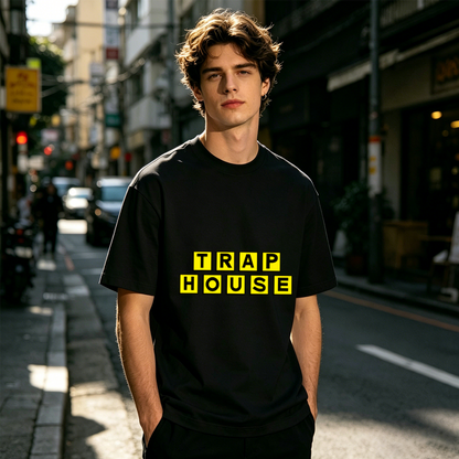 Men's Classic Minimal Logo Crew Neck T-Shirt