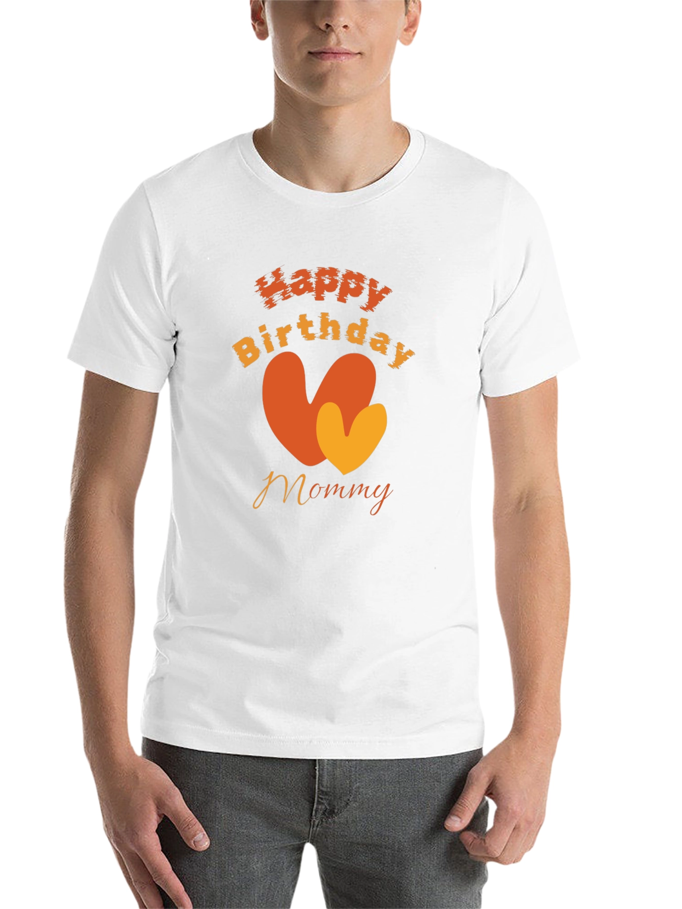 Happy Birthday Mommy Black T-Shirt