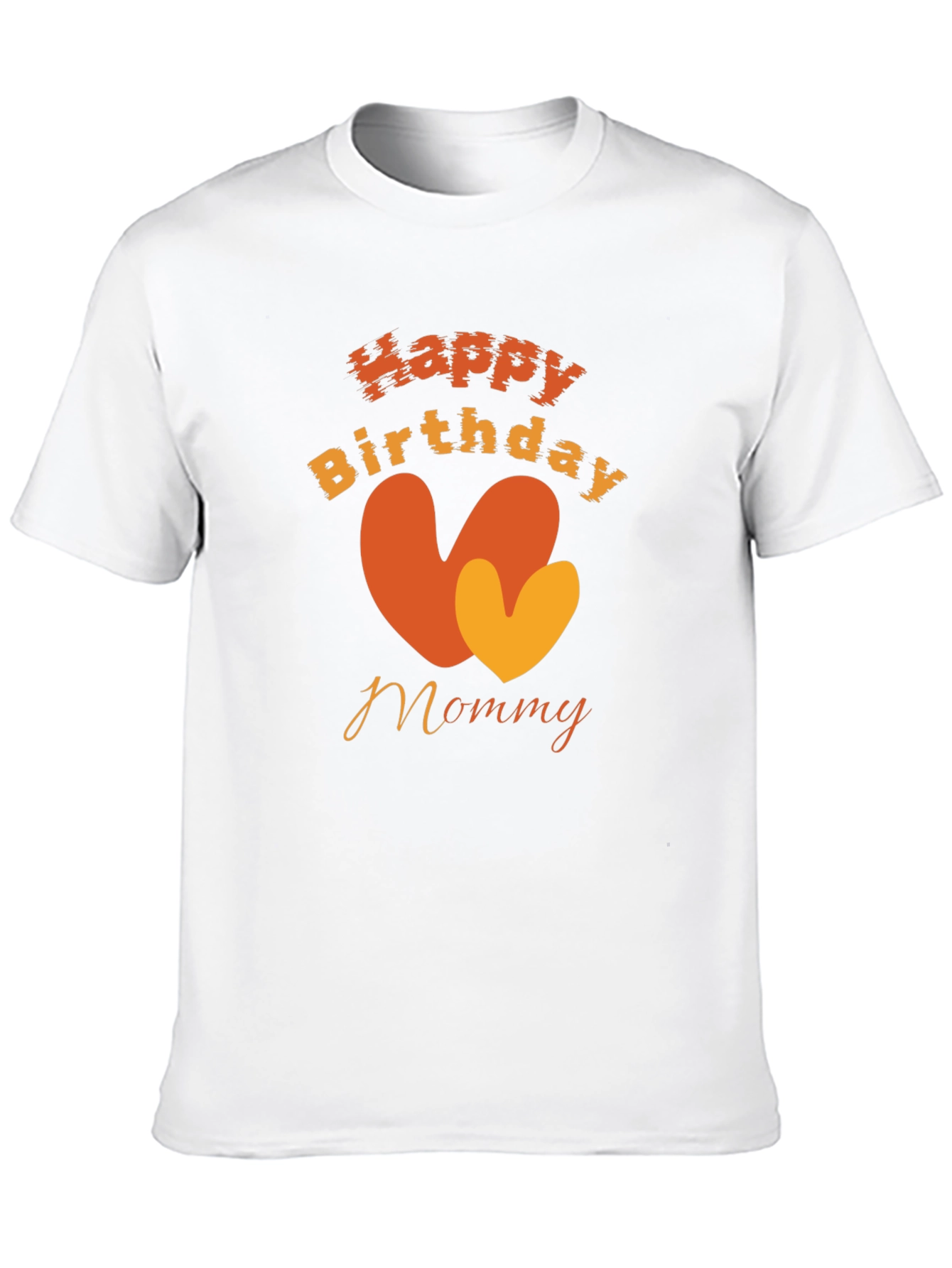 Happy Birthday Mommy Black T-Shirt