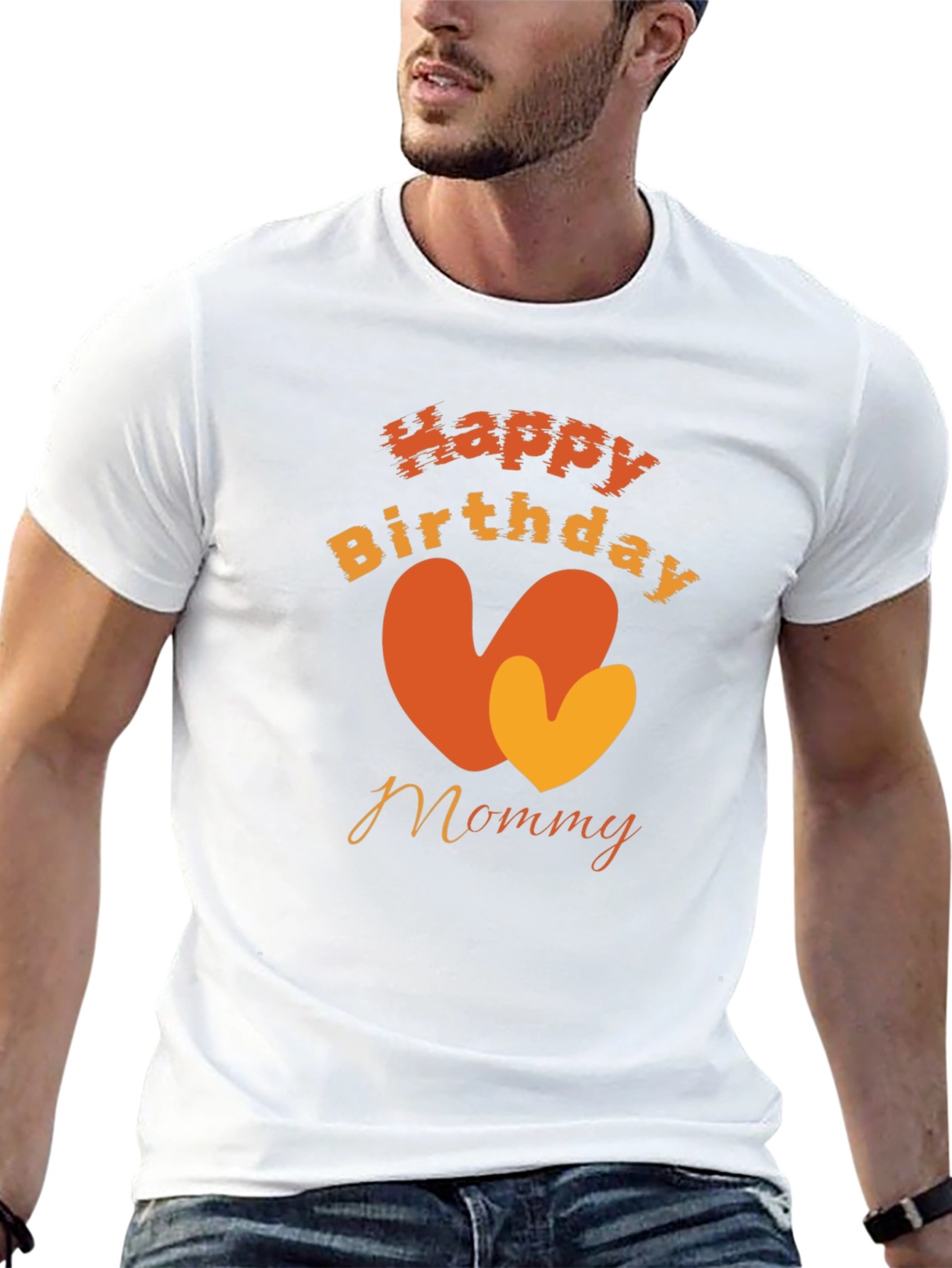 Happy Birthday Mommy Black T-Shirt