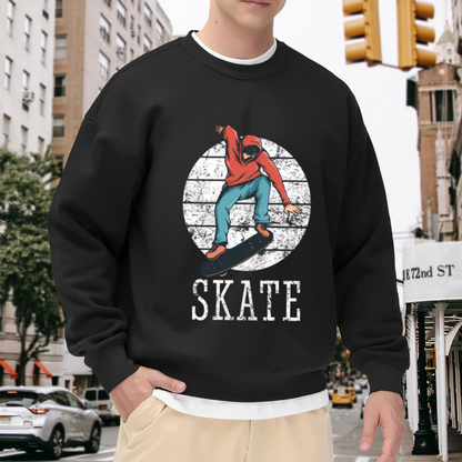 Retro Disc Golf Lover Vintage Game Graphic Crewneck Sweatshirt