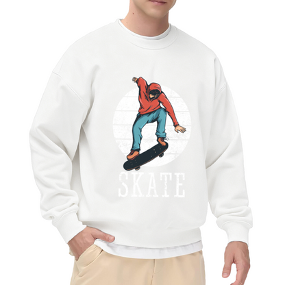 Retro Disc Golf Lover Vintage Game Graphic Crewneck Sweatshirt