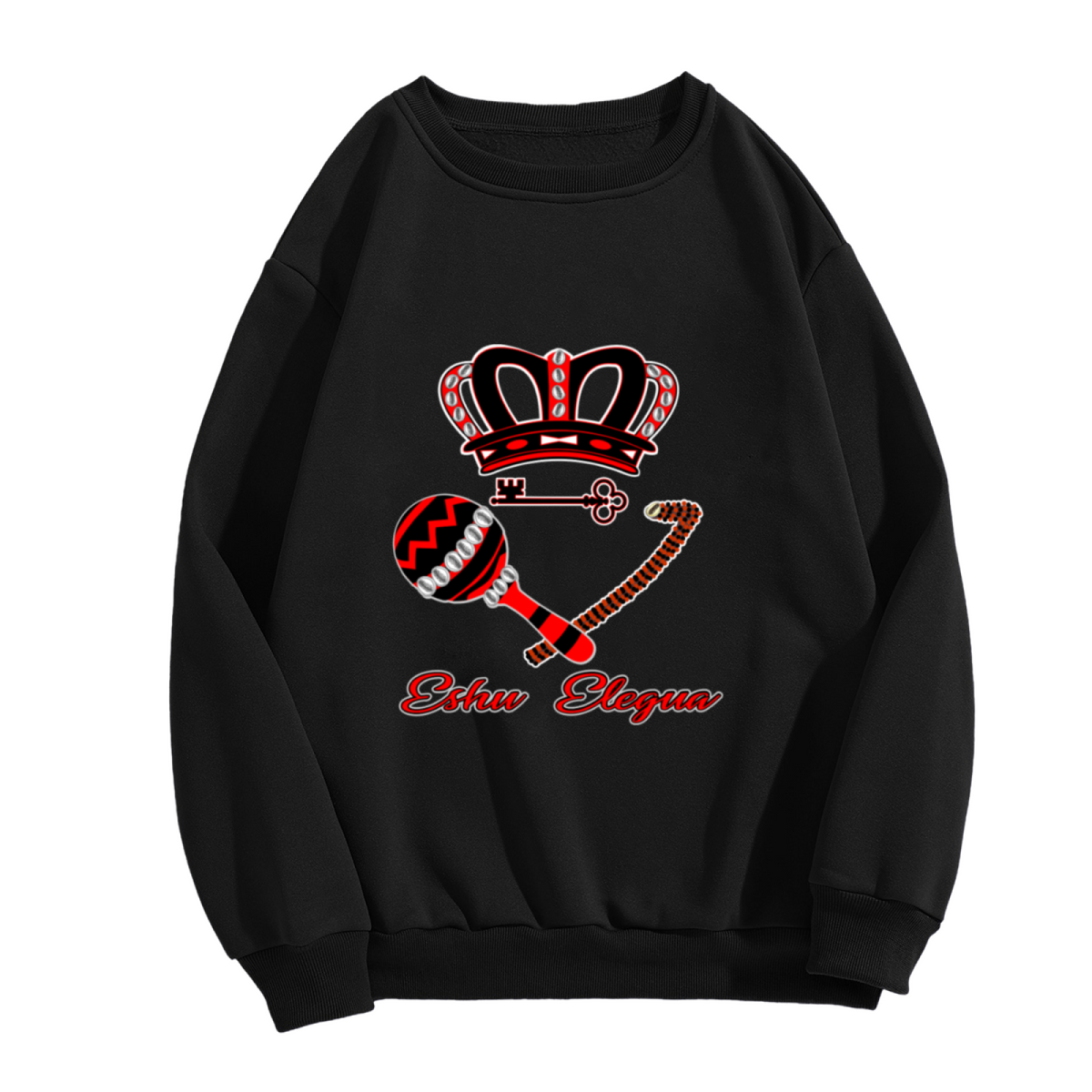 Eshu Elegua Orisha Spiritual Symbol Crewneck Sweatshirt