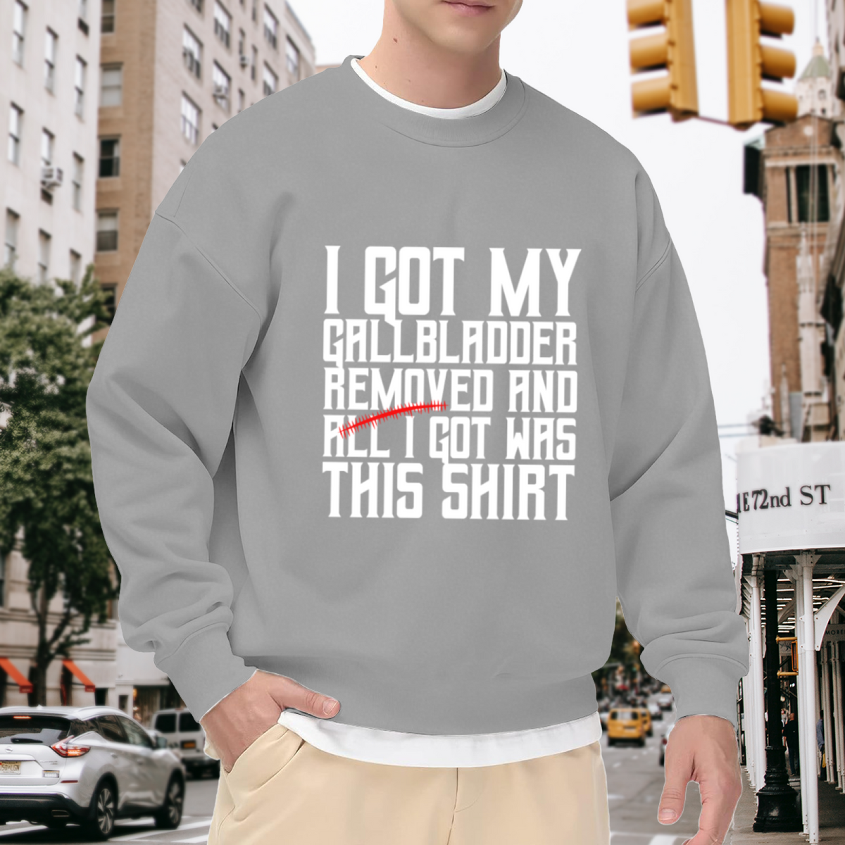 Gallbladder Removal Surgery Funny Recovery Sweatshirt