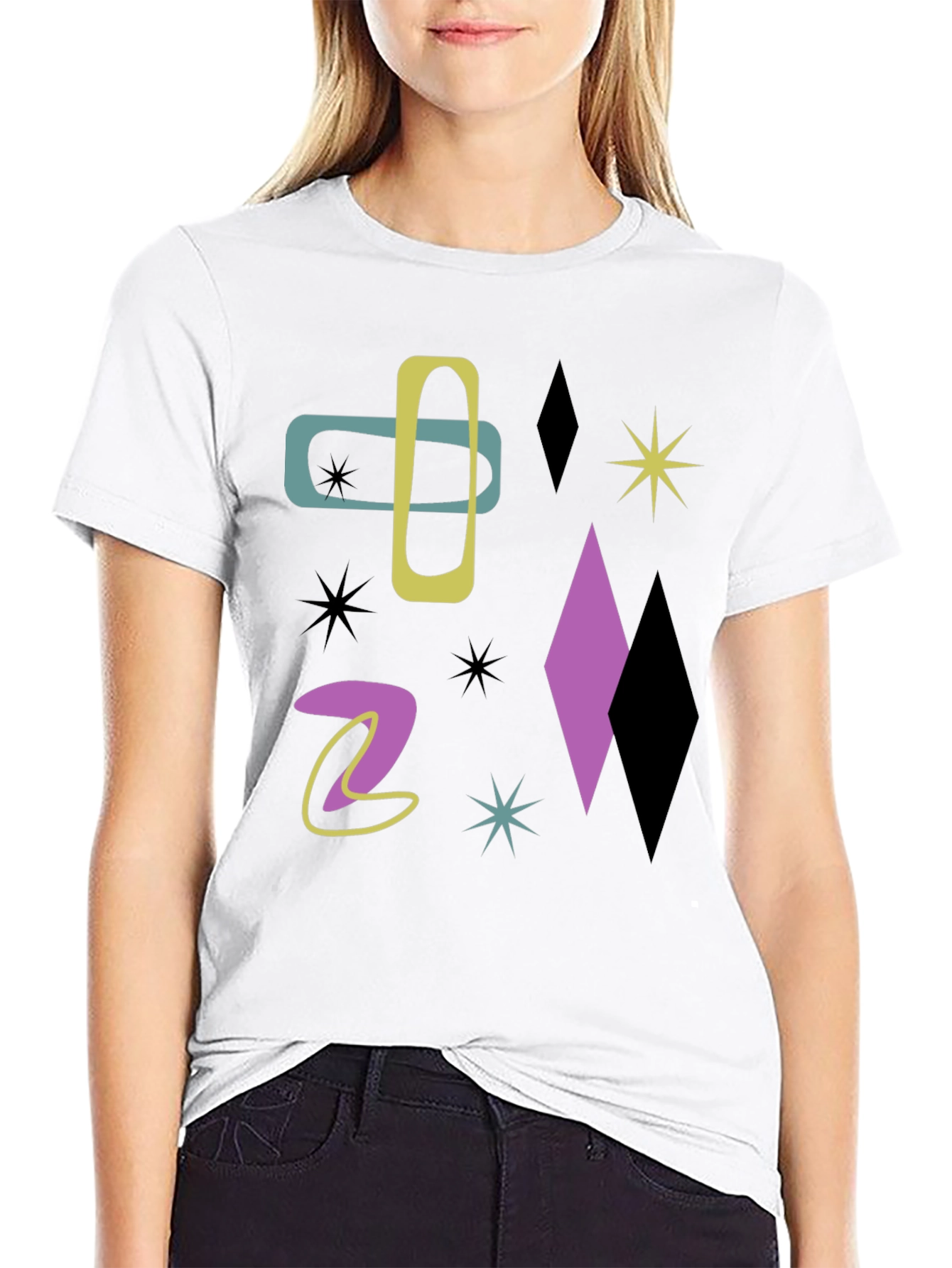 Mid-Century Modern Atomic Era Graphic T-Shirt