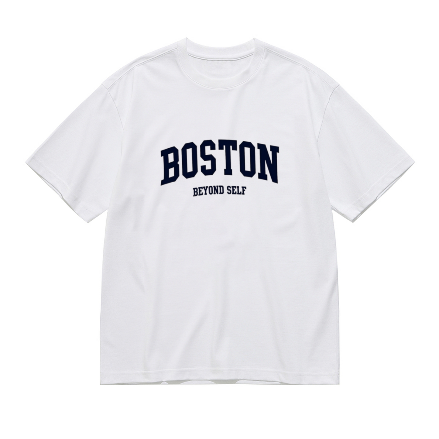 Boston Beyond Self Vintage Varsity Letter City Pride Casual Tee