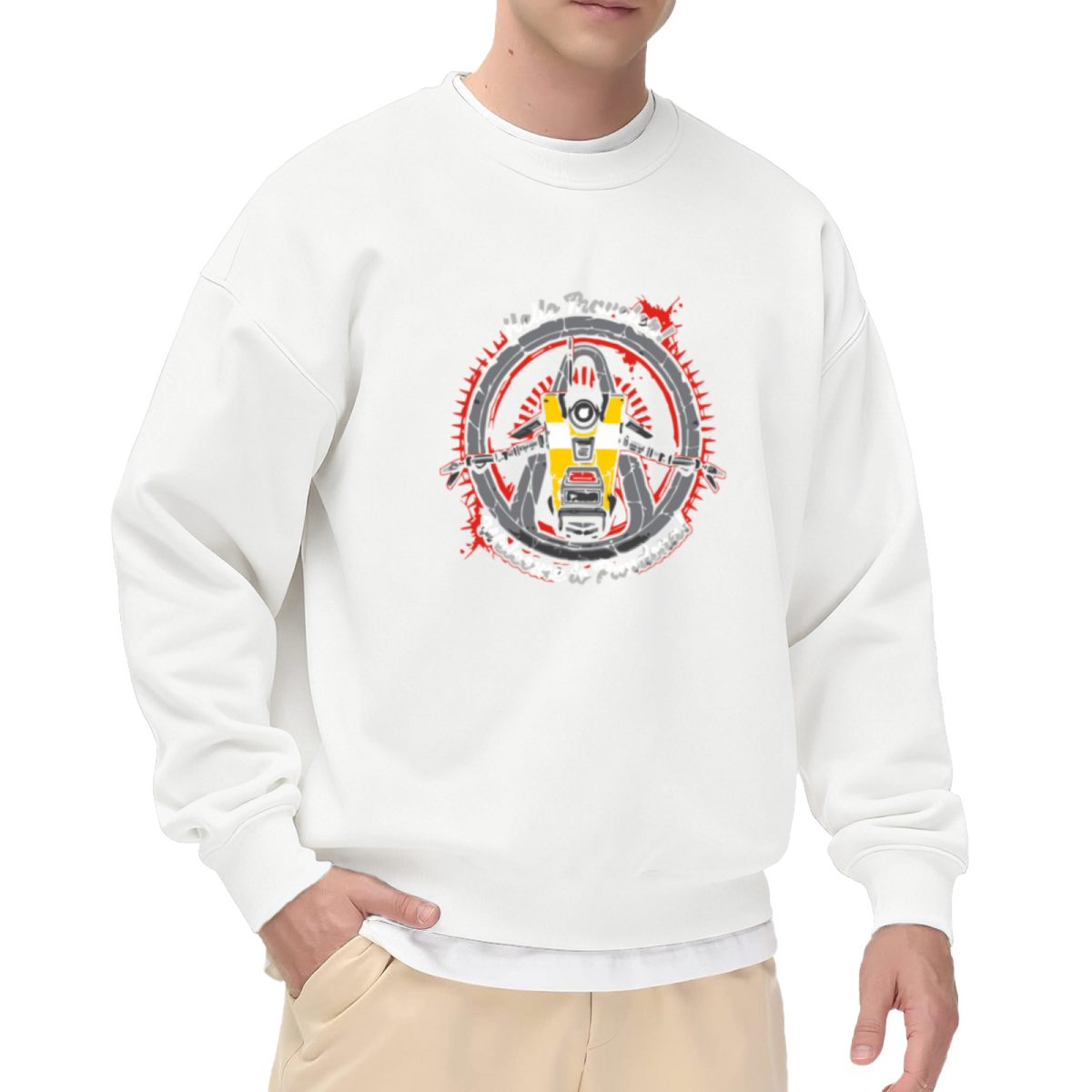 Retro Popcorn Movie Night Cinema Lover Crewneck Sweatshirt