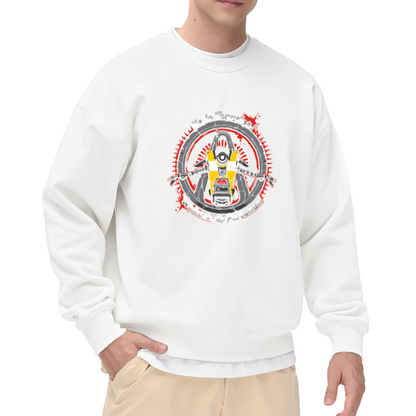 Retro Popcorn Movie Night Cinema Lover Crewneck Sweatshirt