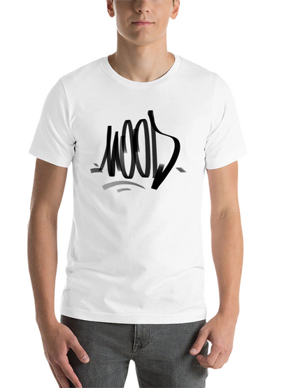 Mood Graphic Tee - Black Crew Neck T-Shirt