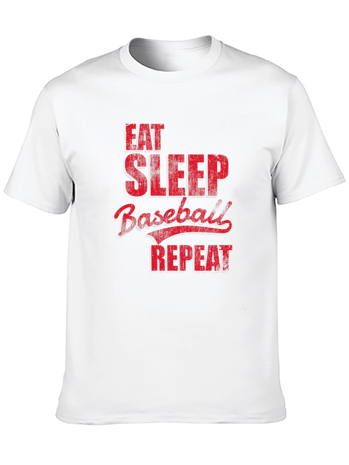 Eat Sleep Baseball Repeat Graphic Tee