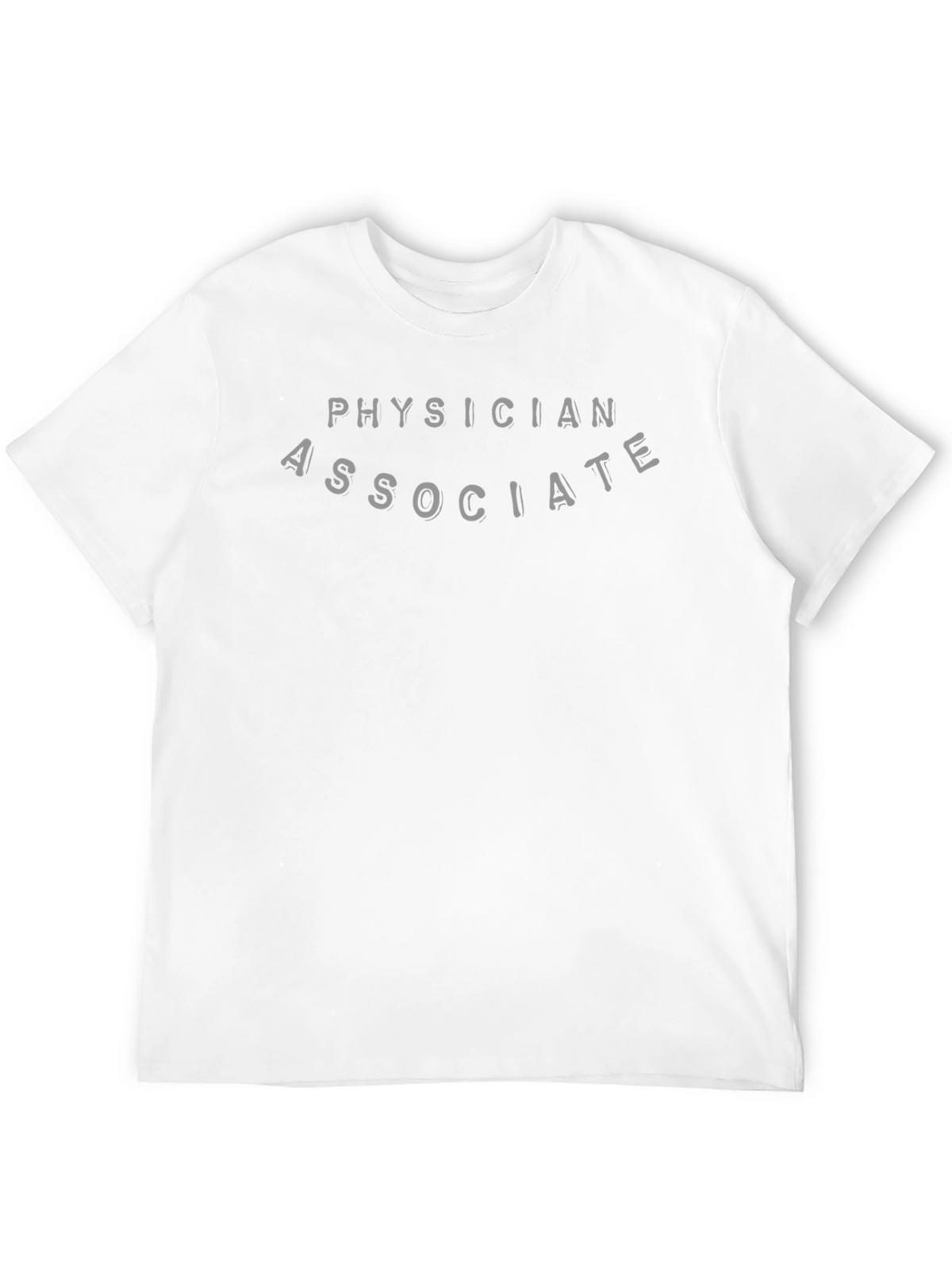 Physician Associate Black Crewneck T-Shirt