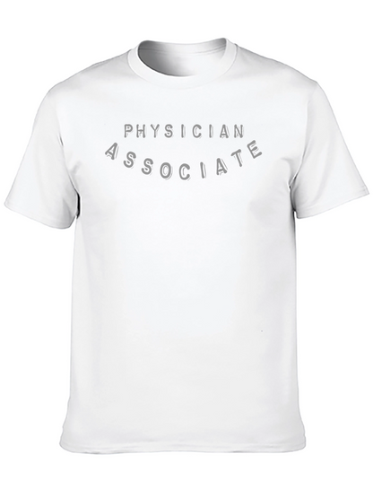 Physician Associate Black Crewneck T-Shirt