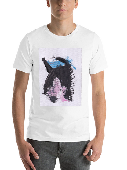 Abstract Graphic Print Black Casual T-Shirt