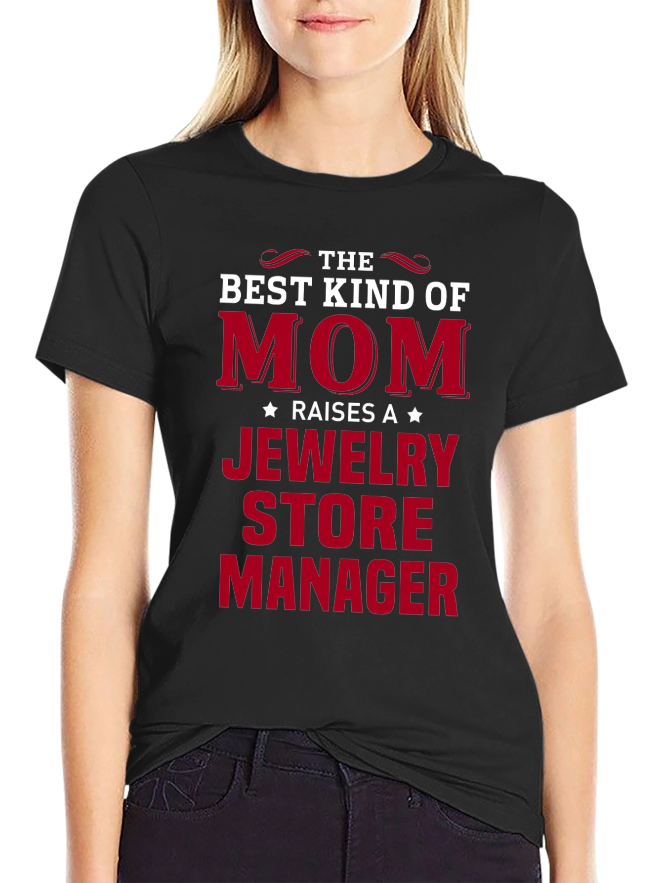 Mom Jewelry Store Manager Graphic T-Shirt