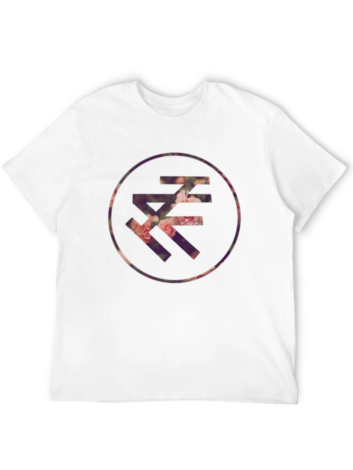 Floral Letter Graphic T-Shirt - Casual Style