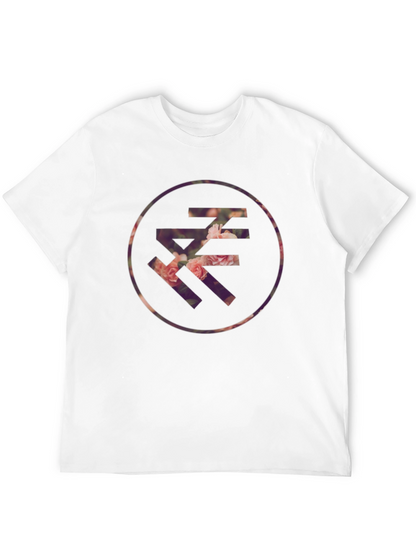 Floral Letter Graphic T-Shirt - Casual Style