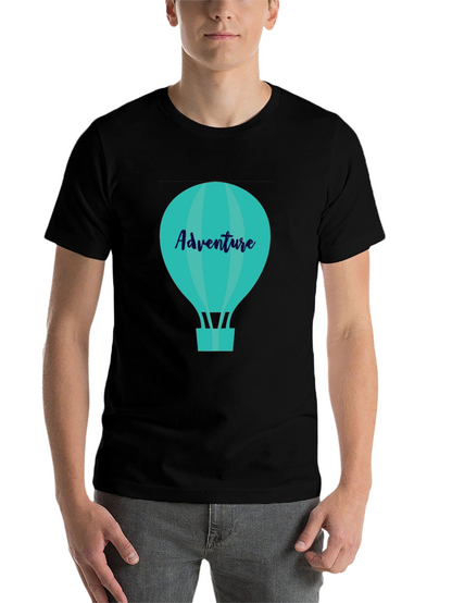 Adventure Awaits: Stylish Hot Air Balloon Graphic Tee