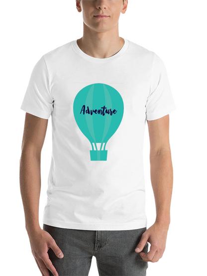 Adventure Awaits: Stylish Hot Air Balloon Graphic Tee