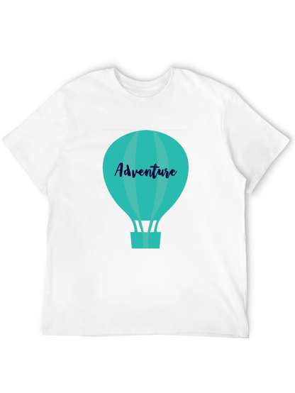 Adventure Awaits: Stylish Hot Air Balloon Graphic Tee
