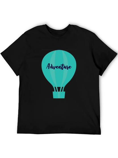 Adventure Awaits: Stylish Hot Air Balloon Graphic Tee