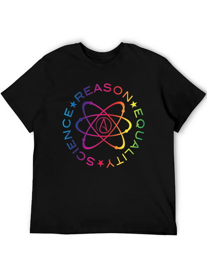 Science Reason Equality Rainbow Atheist T-Shirt