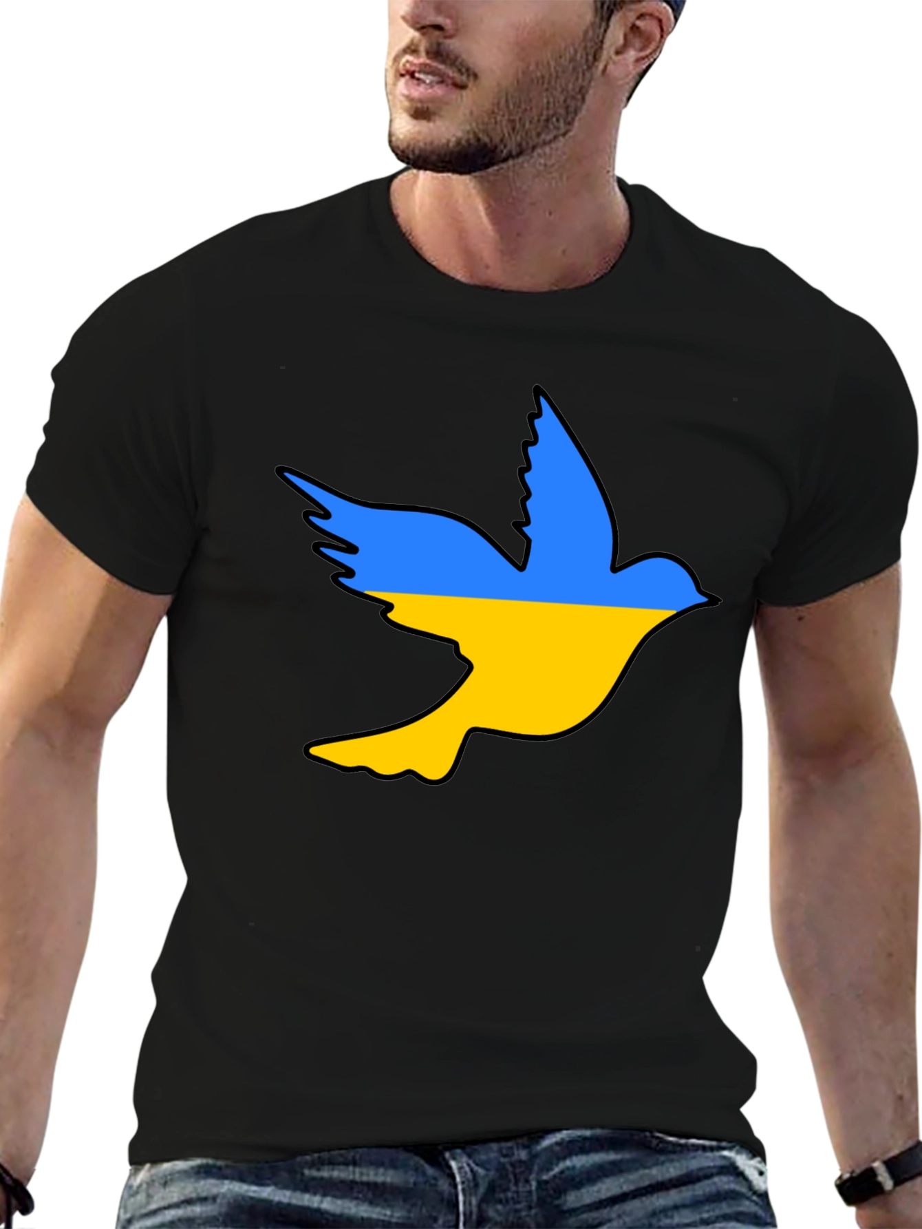 Ukraine Dove T-Shirt - Stand With Ukraine