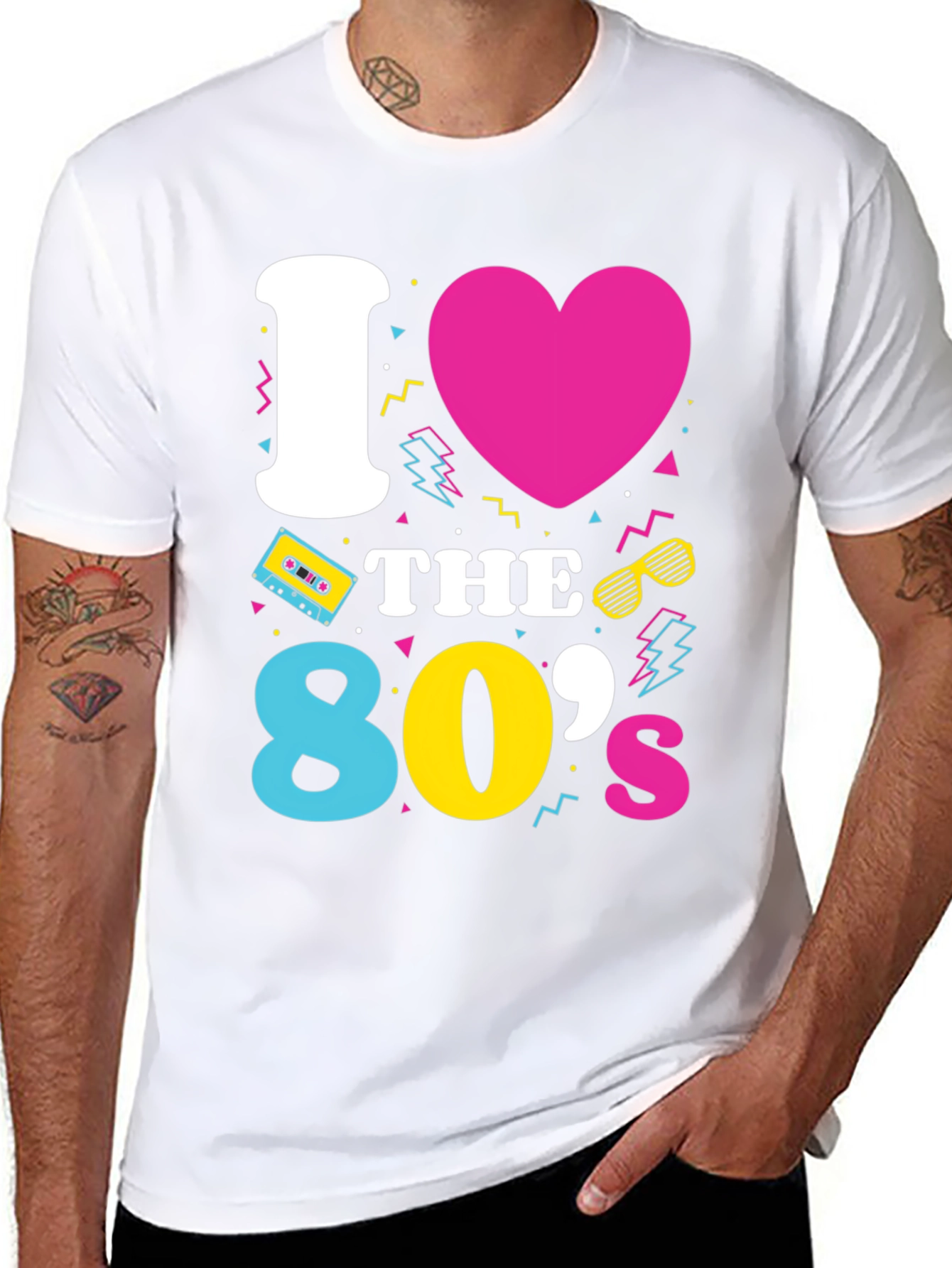 I Love the 80s T-Shirt Retro Design