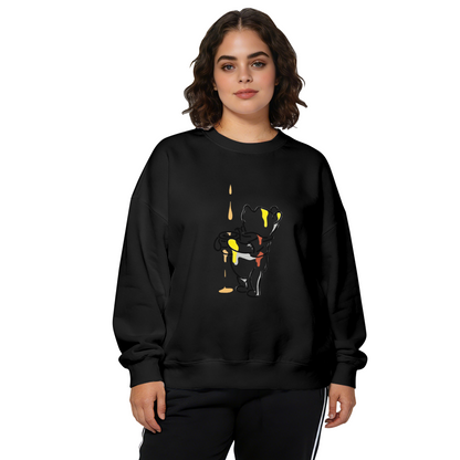 Cute Pooh Bear Honey Drip Cartoon Crewneck Sweatshirt