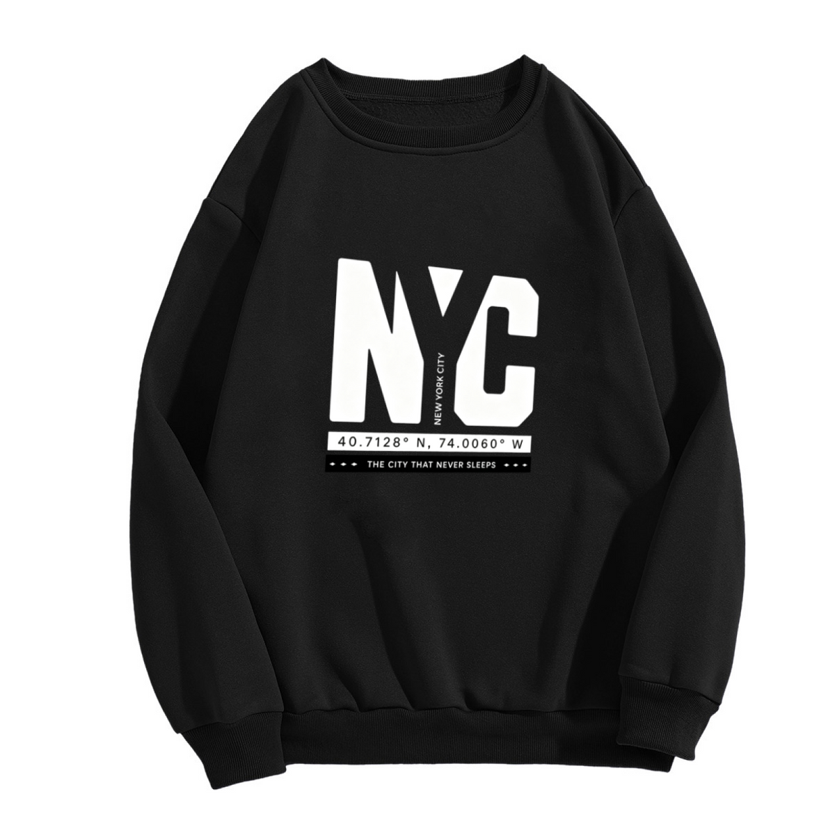 NYC Coordinate City Statement Crewneck Sweatshirt