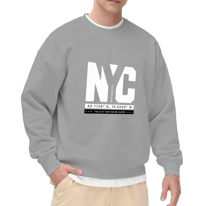 NYC Coordinate City Statement Crewneck Sweatshirt