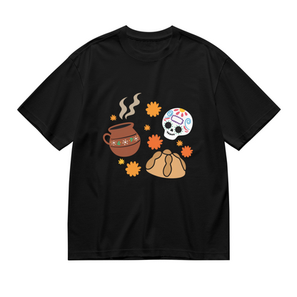 D¨ªa De Los Muertos Sugar Skull Mexican Folk Tee