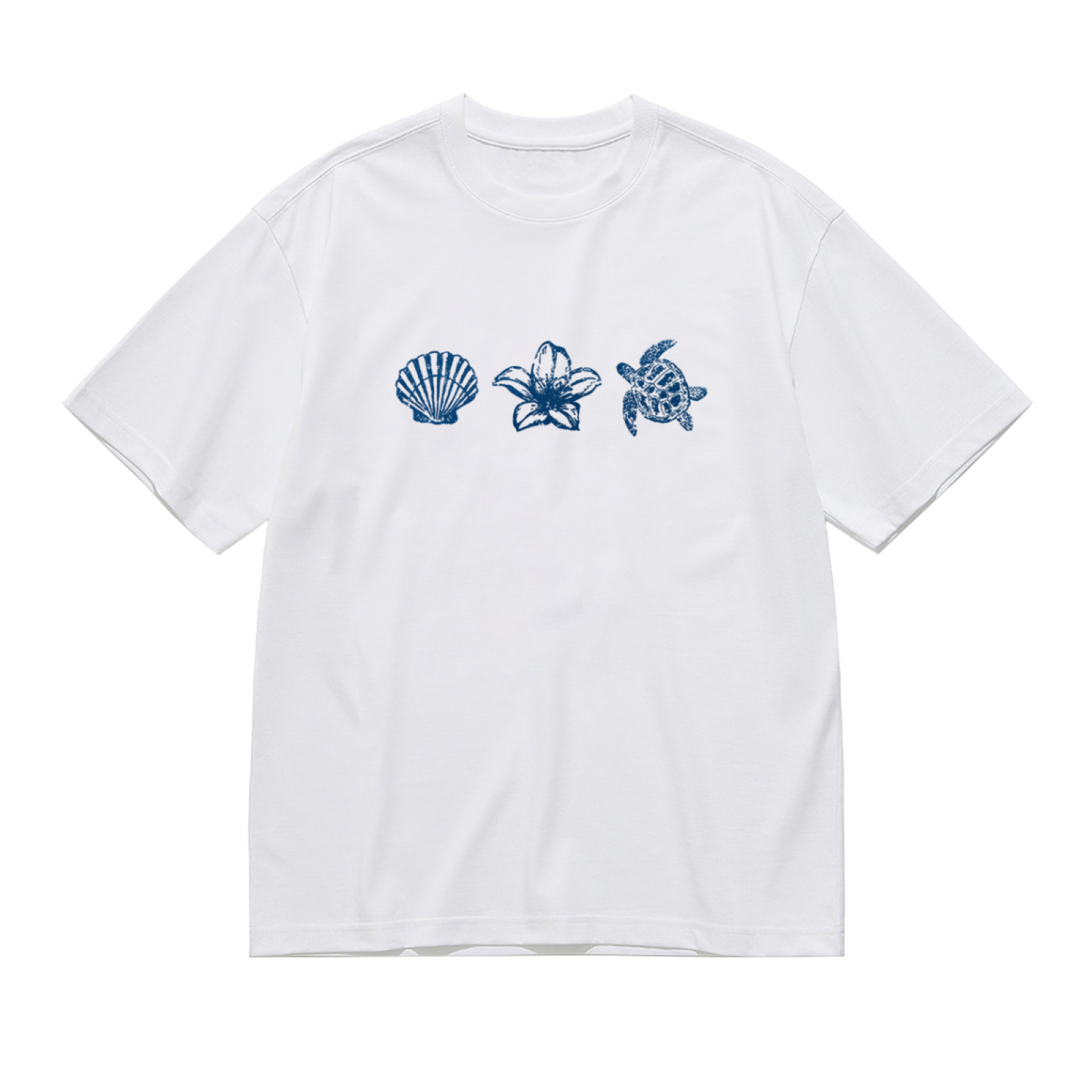 Neon Glow Twin Green Roses Dark Aesthetic Floral Tee