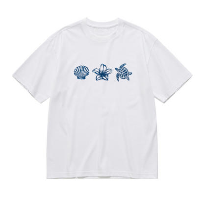Neon Glow Twin Green Roses Dark Aesthetic Floral Tee