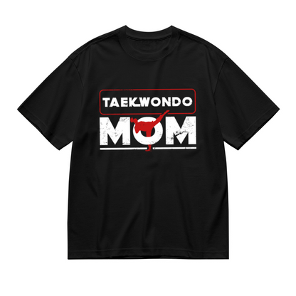 Distressed Vintage Taekwondo Mom Proud Tee