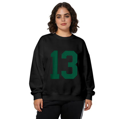 Retro Number 13 Sport Style Crewneck Sweatshirt