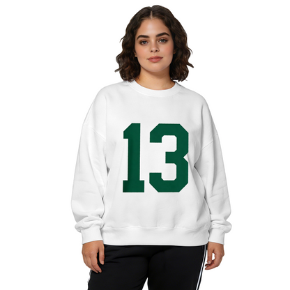 Retro Number 13 Sport Style Crewneck Sweatshirt
