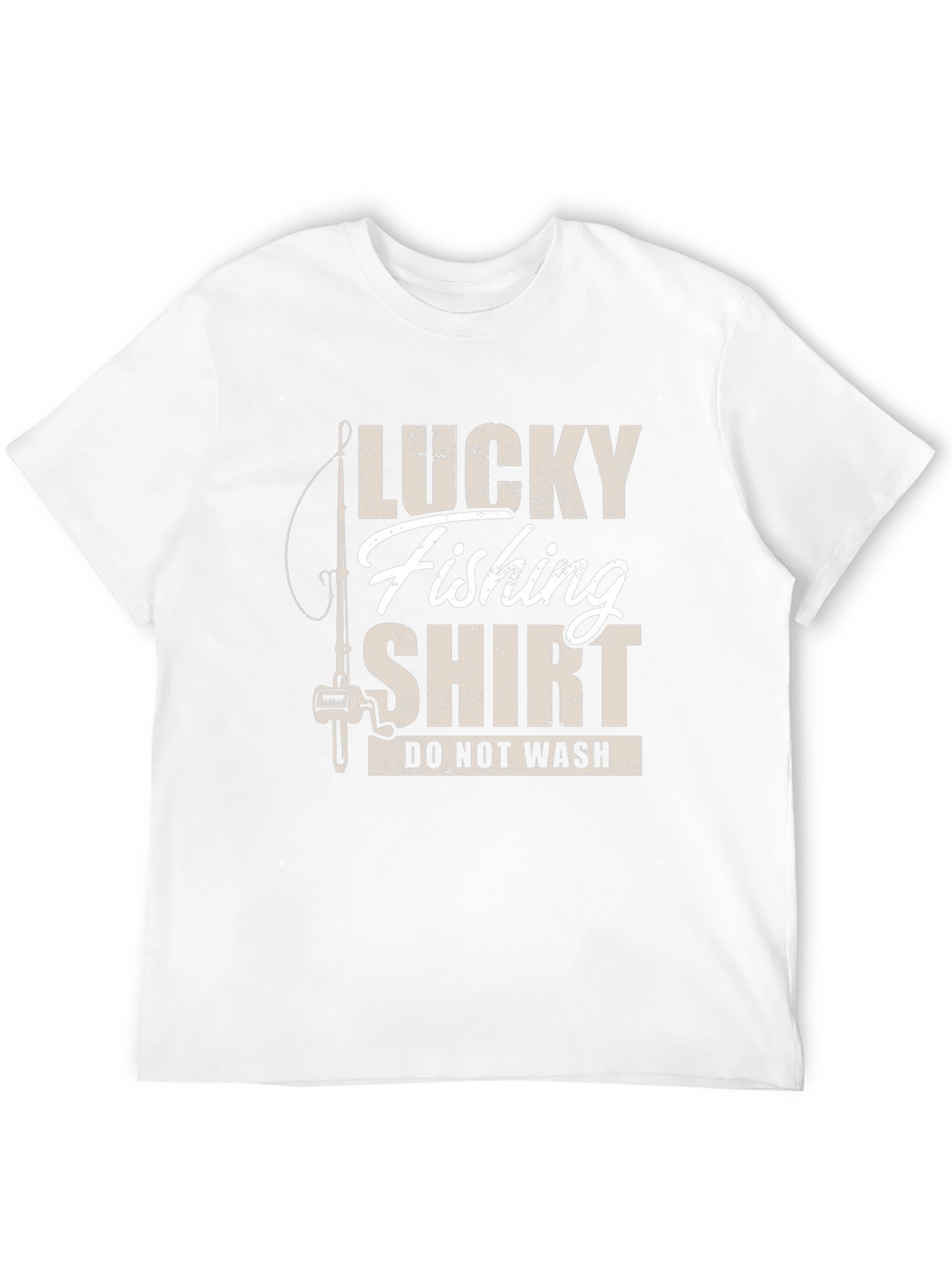 Lucky Fishing Shirt - Novelty Graphic Tee