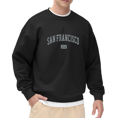 Vintage San Francisco USA College Style Crewneck Sweatshirt